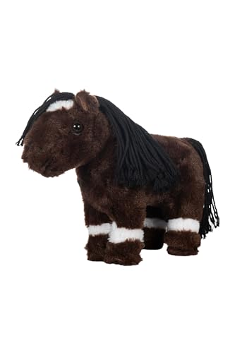 HKM Kinder Cuddle Pony Fohlen, Dunkelbraun, One Size von HKM