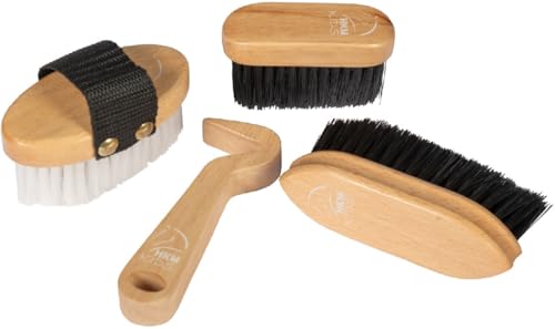 HKM Kinder Hobby Horsing Putzset Holz, Natur, One Size HKM Kinder Hobby Horsing Putzset Holz, Natur, One Size von HKM