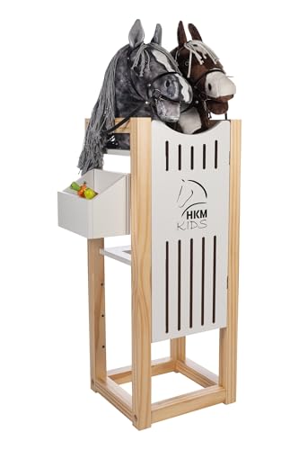 HKM Kinder Hobby Horsing Stall, Natur/Weiß, One Size von HKM