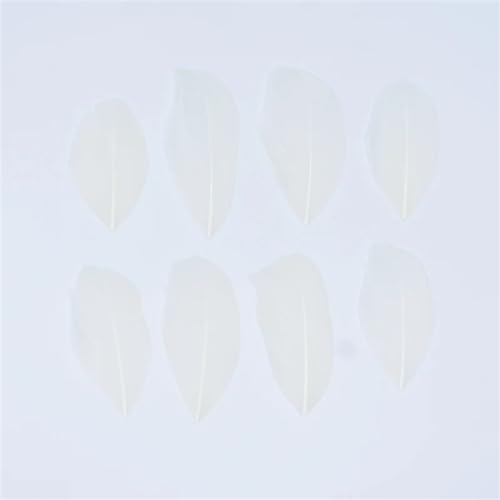 HKSDKABOP Handwerksdekoration mit Federn, Gänsefedern for die Schmuckherstellung, DIY-Handwerk, 5–8 cm, Mehrfarbig, Packung mit 20–200 Stück(Beige,50Pcs) von HKSDKABOP