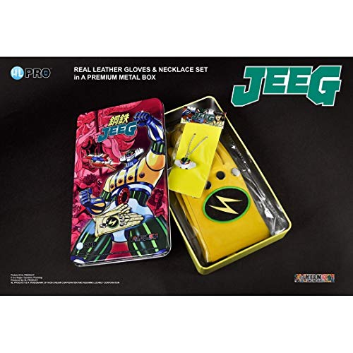 HL Pro JEEG Robot Stahl-Metallbox Set Handschuhe/Halskette Gloves/Necklace KOTETSU High Dream (Medium) von HL Pro