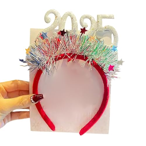 HLBEST 2025 Festtags-Stirnband mit Weihnachts-Kopfschmuck, ideal für Familienveranstaltungen, Schulaktivitäten und Fotos HLBEST 2025 Festtags-Stirnband mit Weihnachts-Kopfschmuck, ideal für Familienveranstaltungen, Schulaktivitäten und Fotos von HLBEST