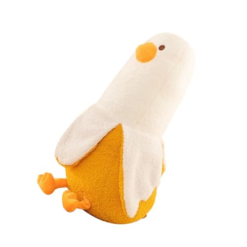 HLBEST Ausgestopfte Bananenspielzeug Cartoon Enten Bananenfigur Weich von HLBEST