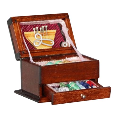 HLBEST Miniaturnähwerkzeugkits Für 1/12 Skala Dollhouses Szene Display Accessoires Realistische Nähraum Landschaftsbetriebseinstellung Dekoration Dekoration HLBEST Miniaturnähwerkzeugkits Für 1/12 Skala Dollhouses Szene Display Accessoires Realistische Nähraum Landschaftsbetriebseinstellung Dekoration Dekoration von HLBEST