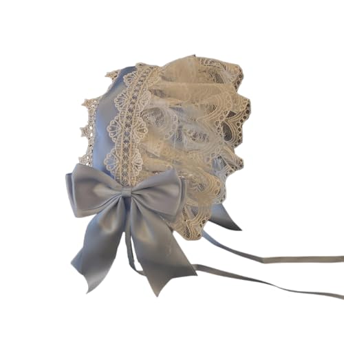 Verstellbare Punk Kopfschmuck Gekräuselte Spitzen Und Bowknot Frauen Kopfbedeckung Hair Band Accessoires Für Partys Und Performances von HLBEST