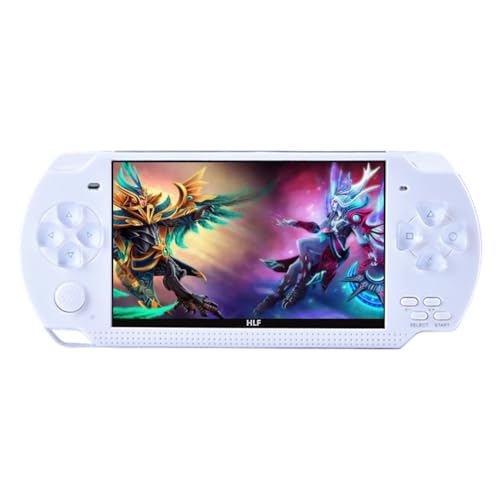 HLF Videospiel Konsole 4.3 Zoll 8GB 2000 Retro Spiele Multiple Simulators Spiel kann mehrfachen Fortschritt Video/Musik X6 Spielkonsole Portable Konsole Geschenk für Freund/Kinder speichern (Weiß) HLF Videospiel Konsole 4.3 Zoll 8GB 2000 Retro Spiele Multiple Simulators Spiel kann mehrfachen Fortschritt Video/Musik X6 Spielkonsole Portable Konsole Geschenk für Freund/Kinder speichern (Weiß) von HLF