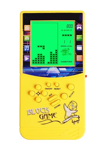 HLF Neuer großer Bildschirm Ziegel Spielkonsole grüne Hintergrundbeleuchtung eingebaute 25 Multi-Mode Spiele Geschwindigkeit und Schwierigkeitsgrad einstellbar Geeignet als Geschenk für Kinder HLF Neuer großer Bildschirm Ziegel Spielkonsole grüne Hintergrundbeleuchtung eingebaute 25 Multi-Mode Spiele Geschwindigkeit und Schwierigkeitsgrad einstellbar Geeignet als Geschenk für Kinder von HLF