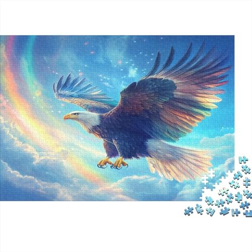 Adler Puzzlespiel 1000 Teile Erwachsene -Puzzle 1000 Stück Spiel Puzzles Für Erwachsene Kinder Puzzle Erwachsenen Puzzlespiel Puzzel 1000pcs (75x50cm) von HLXZMCVBT