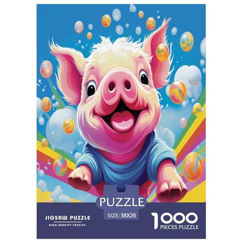 Cute Schweingy Puzzle 1000 Teile Schwer Puzzle Spielzeug Lernspiel Impossible Herausforderungsspielzeug Für Erwachsene Und Kinder in Bewährter 38x26cm/1000pcs Cute Schweingy Puzzle 1000 Teile Schwer Puzzle Spielzeug Lernspiel Impossible Herausforderungsspielzeug Für Erwachsene Und Kinder in Bewährter 38x26cm/1000pcs von HLXZMCVBT