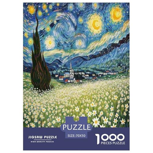 Gypsophila Puzzle 1000 Teile Schwer Puzzle Spielzeug Pädagogisches Spiel Impossible Herausforderungsspielzeug Für Erwachsene Und Kinder in Bewährter 70x50cm/1000pcs von HLXZMCVBT