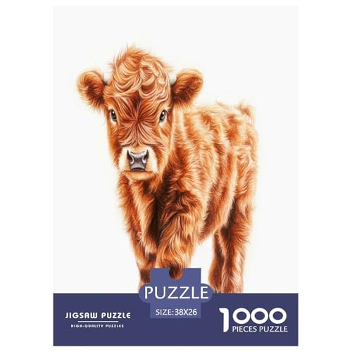 Highland Rinder Puzzle 1000-teilige Schwer Puzzle Spielzeug Lernspiel Impossible Herausforderung Spielzeug Für Erwachsene Und Kinder in Bewährter 38x26cm/1000pcs Highland Rinder Puzzle 1000-teilige Schwer Puzzle Spielzeug Lernspiel Impossible Herausforderung Spielzeug Für Erwachsene Und Kinder in Bewährter 38x26cm/1000pcs von HLXZMCVBT