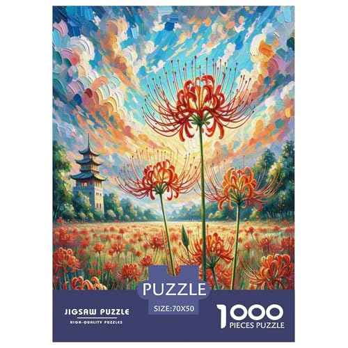 Manjusaka Puzzle 1000-teilige Schwer Puzzle Spielzeug Pädagogisches Spiel Impossible Herausforderungsspielzeug Für Erwachsene Kinder 70x50cm/1000pcs Manjusaka Puzzle 1000-teilige Schwer Puzzle Spielzeug Pädagogisches Spiel Impossible Herausforderungsspielzeug Für Erwachsene Kinder 70x50cm/1000pcs von HLXZMCVBT