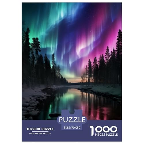 Nordlichter in Norwegen Puzzle 1000-teilige Schwer Puzzle Spielzeug Lernspiel Impossible Herausforderung Spielzeug Für Erwachsene Und Kinder in Bewährter 70x50cm/1000pcs Nordlichter in Norwegen Puzzle 1000-teilige Schwer Puzzle Spielzeug Lernspiel Impossible Herausforderung Spielzeug Für Erwachsene Und Kinder in Bewährter 70x50cm/1000pcs von HLXZMCVBT