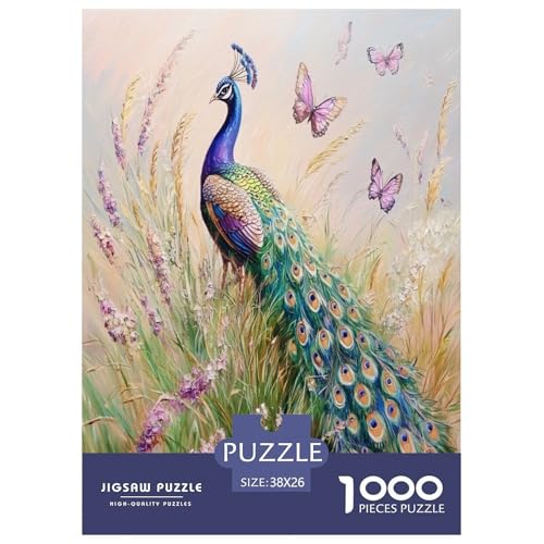 Pfauen Puzzle 1000-teilige Schwer Puzzle Spielzeug Lernspiel Impossible Herausforderungsspielzeug Für Erwachsene Kinder 38x26cm/1000pcs Pfauen Puzzle 1000-teilige Schwer Puzzle Spielzeug Lernspiel Impossible Herausforderungsspielzeug Für Erwachsene Kinder 38x26cm/1000pcs von HLXZMCVBT