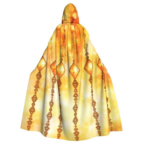 Glowing Golden Lanterns Kapuzenumhang – Extra großer Umhang mit Kapuze für Herren und Damen – cHalloween Umhang – Cosplay-Kostüm Glowing Golden Lanterns Kapuzenumhang – Extra großer Umhang mit Kapuze für Herren und Damen – cHalloween Umhang – Cosplay-Kostüm von HMBGFW