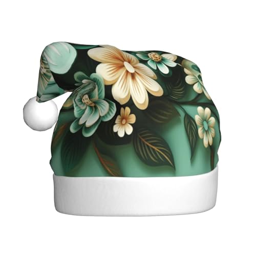 Künstliche Blumen an der Wand, Weihnachtsmütze, Weihnachtsmannmützen für Erwachsene, Samt, bequem, für Neujahr, festliche Party Künstliche Blumen an der Wand, Weihnachtsmütze, Weihnachtsmannmützen für Erwachsene, Samt, bequem, für Neujahr, festliche Party von HMBGFW