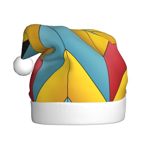 Schöne Bordüren Weihnachtsmütze, Weihnachtsmannmützen für Erwachsene, Samt, Komfortmütze für Neujahr, festliche Party Schöne Bordüren Weihnachtsmütze, Weihnachtsmannmützen für Erwachsene, Samt, Komfortmütze für Neujahr, festliche Party von HMBGFW