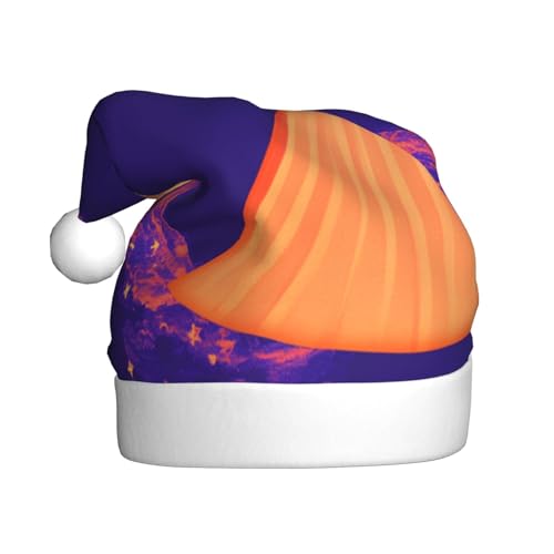 Sternennachtkleid Weihnachtsmütze, Nikolausmützen für Erwachsene, Samt, Komfort-Hut für Neujahr, festliche Party Sternennachtkleid Weihnachtsmütze, Nikolausmützen für Erwachsene, Samt, Komfort-Hut für Neujahr, festliche Party von HMBGFW