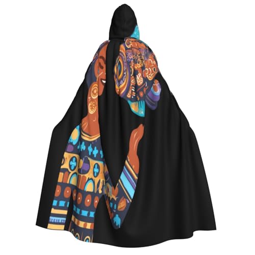 Umhang mit Kapuze aus der Antike Maya und Fisch, extra groß, für Herren und Damen, Halloween-Umhang, Cosplay-Kostüm Umhang mit Kapuze aus der Antike Maya und Fisch, extra groß, für Herren und Damen, Halloween-Umhang, Cosplay-Kostüm von HMBGFW