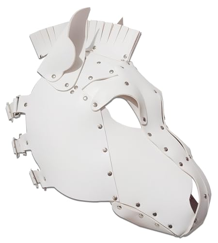 HMILY Handgefertigte Einhornmaske Vollgesichtshaube Cosplay Steampunk Halloween Kostüm Requisiten (HM-2) von HMILY