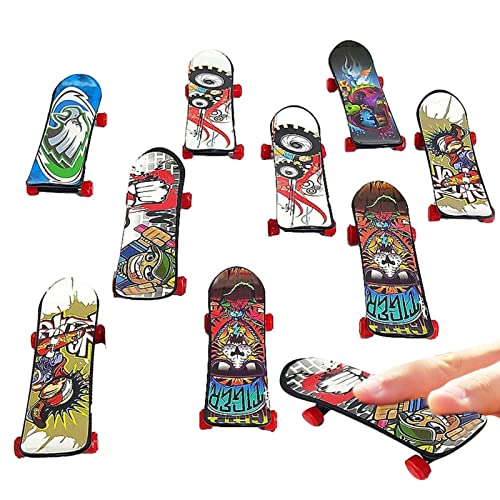 HMLTD Spielzeug-Skateboard-Finger, Neuheit Skate Boards Finger, Finger-Skateboard-Spielzeug-Skateboard-Finger-Spielzeug-Set Skateboard-Fingerspitzenbewegung Teen Adult Party Favor von HMLTD