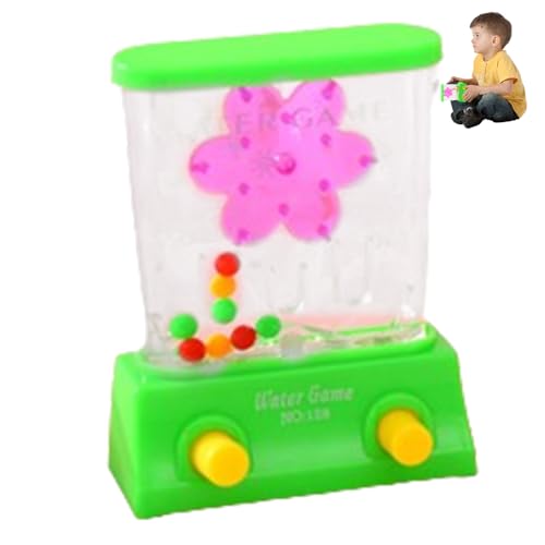 Handheld-Wasserspiel, Mini-Wasser-Arcade-Spiel - Sensorische Spielzeuge Wasserspiele | Wasserspielzeug Lernspiele, Feinmotorik Werfen Wasserring Strandspielzeug für Kinder Erwachsene Hmltd von HMLTD