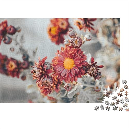 Pflanzen Holzpuzzle 300 Teile Geschenke Für Frauen, Blumen Männer,Holzpuzzle Erwachsene 300pcs (40x28cm) von HMLTD