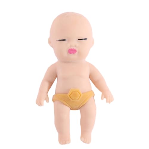 Stresspuppe,Lustige weiche lebensechte Babypuppe | Squish Fidget Toys zur Dekompressionssimulation, lustige Geschenke für Freunde Hmltd von HMLTD