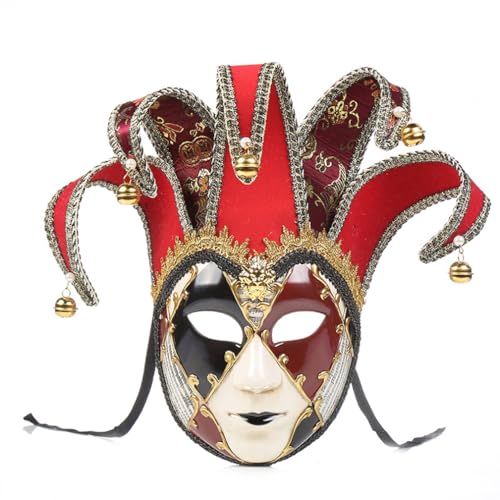 HMLZSJ Bemalte Halloween-Maske, venezianische Damenmaske, Cosplay, gruselige Halloween-Maske, Kopfbedeckung, Maskerade für Party, Teufel, Cosplay, Kostüm, Requisiten, Kunststoffe HMLZSJ Bemalte Halloween-Maske, venezianische Damenmaske, Cosplay, gruselige Halloween-Maske, Kopfbedeckung, Maskerade für Party, Teufel, Cosplay, Kostüm, Requisiten, Kunststoffe von HMLZSJ