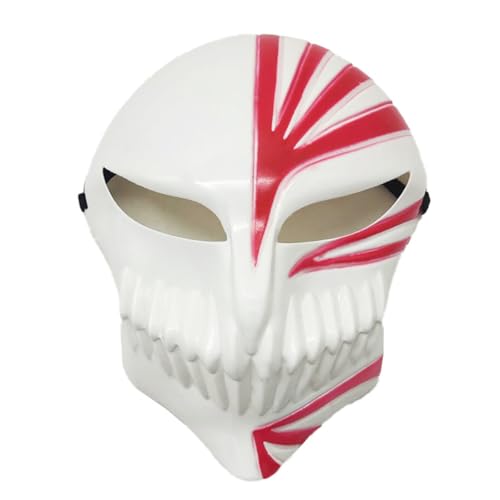 HMLZSJ Bleachs Kurosakis Ichigos Cosplay Masken Halloween Maske Karneval Ostern Maske für Halloween Party Requisiten HMLZSJ Bleachs Kurosakis Ichigos Cosplay Masken Halloween Maske Karneval Ostern Maske für Halloween Party Requisiten von HMLZSJ