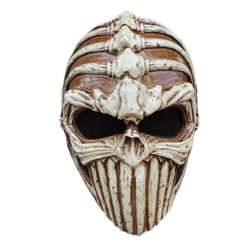 HMLZSJ Demons Maske Cosplay Gruselige Halloween Maske Kopfbedeckung Maskerade für Party Teufel Cosplay Kostüm Requisiten Harz HMLZSJ Demons Maske Cosplay Gruselige Halloween Maske Kopfbedeckung Maskerade für Party Teufel Cosplay Kostüm Requisiten Harz von HMLZSJ