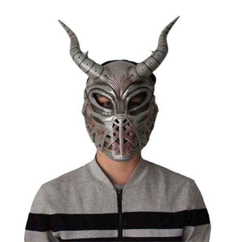 HMLZSJ Dungeons And Warrior Maske Cosplay Gruselige Halloween Maske Kopfbedeckung Maskerade für Party Teufel Cosplay Kostüm Requisiten Harz HMLZSJ Dungeons And Warrior Maske Cosplay Gruselige Halloween Maske Kopfbedeckung Maskerade für Party Teufel Cosplay Kostüm Requisiten Harz von HMLZSJ
