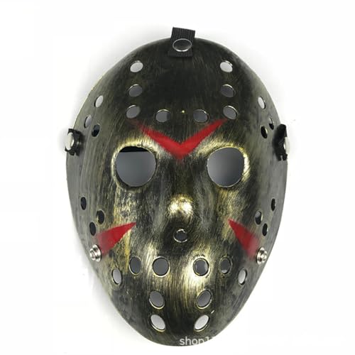HMLZSJ Freddy Jasons Maske Cosplay Gruselige Halloween Maske Kopfbedeckung Maskerade für Party Teufel Cosplay Kostüm Requisiten Kunststoff HMLZSJ Freddy Jasons Maske Cosplay Gruselige Halloween Maske Kopfbedeckung Maskerade für Party Teufel Cosplay Kostüm Requisiten Kunststoff von HMLZSJ