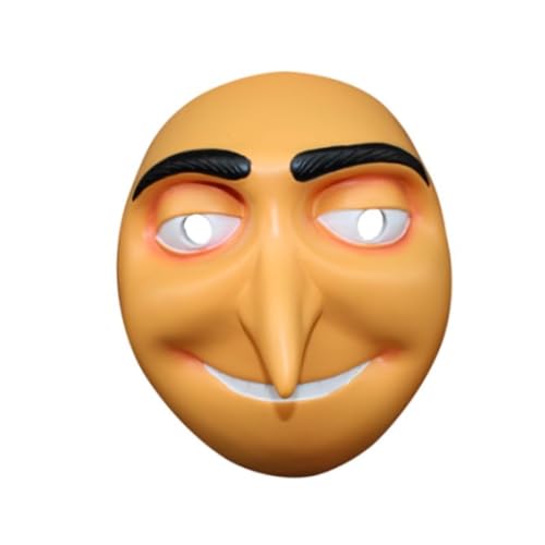 HMLZSJ Gru Maske Cosplay Gruselige Halloween Maske Kopfbedeckung Maskerade für Party Teufel Cosplay Kostüm Requisiten Harz HMLZSJ Gru Maske Cosplay Gruselige Halloween Maske Kopfbedeckung Maskerade für Party Teufel Cosplay Kostüm Requisiten Harz von HMLZSJ