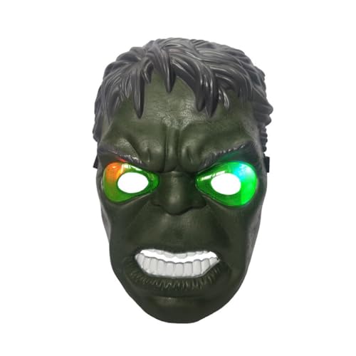 HMLZSJ Hulks Leuchtende Maske Cosplay Gruselige Halloween Maske Kopfbedeckung Maskerade für Party Teufel Cosplay Kostüm Requisiten Kunststoff HMLZSJ Hulks Leuchtende Maske Cosplay Gruselige Halloween Maske Kopfbedeckung Maskerade für Party Teufel Cosplay Kostüm Requisiten Kunststoff von HMLZSJ