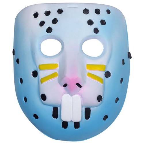HMLZSJ Kaninchen Invader Maske Cosplay Gruselige Halloween Maske Kopfbedeckung Maskerade für Party Teufel Cosplay Kostüm Requisiten Kunststoff HMLZSJ Kaninchen Invader Maske Cosplay Gruselige Halloween Maske Kopfbedeckung Maskerade für Party Teufel Cosplay Kostüm Requisiten Kunststoff von HMLZSJ