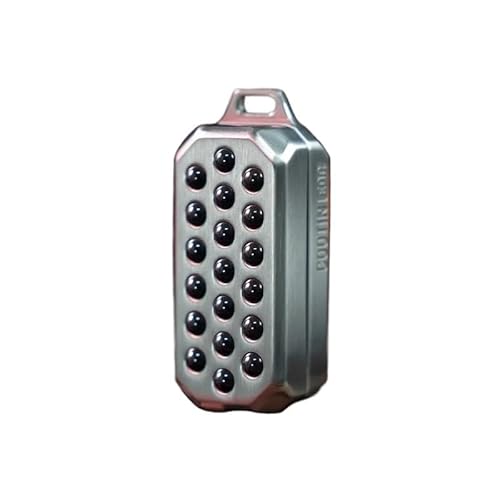 HMLZSJ Magnetischer Absatz Push Slider EDC Unzip Spielzeug Metall Snap Münzen Metall Zappeln Slider von HMLZSJ