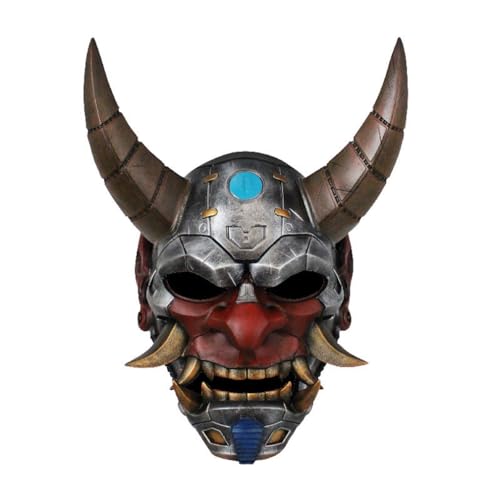 HMLZSJ Mechanische Hannyas Maske Cosplay Gruselige Halloween Maske Kopfbedeckung Maskerade für Party Teufel Cosplay Kostüm Requisiten Harz HMLZSJ Mechanische Hannyas Maske Cosplay Gruselige Halloween Maske Kopfbedeckung Maskerade für Party Teufel Cosplay Kostüm Requisiten Harz von HMLZSJ
