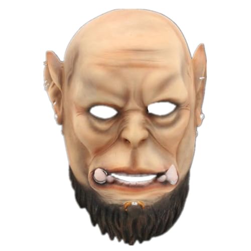HMLZSJ Orc Maske Cosplay Gruselige Halloween Maske Kopfbedeckung Maskerade für Party Teufel Cosplay Kostüm Requisiten Harz HMLZSJ Orc Maske Cosplay Gruselige Halloween Maske Kopfbedeckung Maskerade für Party Teufel Cosplay Kostüm Requisiten Harz von HMLZSJ