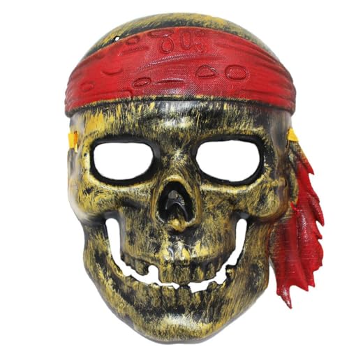 HMLZSJ Pirates of Caribbeanss Maske Cosplay Gruselige Halloween Maske Kopfbedeckung Maskerade für Party Teufel Cosplay Kostüm Requisiten Kunststoff HMLZSJ Pirates of Caribbeanss Maske Cosplay Gruselige Halloween Maske Kopfbedeckung Maskerade für Party Teufel Cosplay Kostüm Requisiten Kunststoff von HMLZSJ
