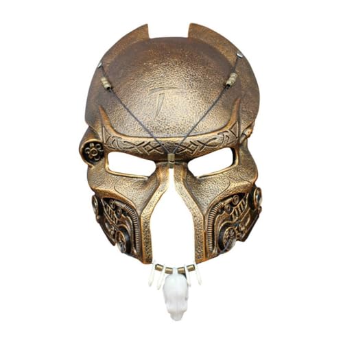 HMLZSJ Predators Crafts Maske Cosplay Gruselige Halloween Maske Kopfbedeckung Maskerade für Party Teufel Cosplay Kostüm Requisiten Harz HMLZSJ Predators Crafts Maske Cosplay Gruselige Halloween Maske Kopfbedeckung Maskerade für Party Teufel Cosplay Kostüm Requisiten Harz von HMLZSJ