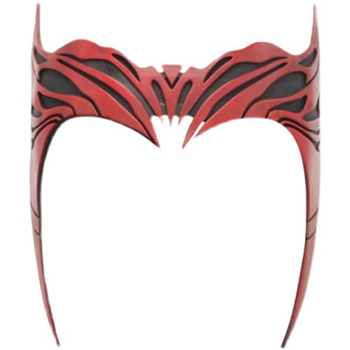 HMLZSJ Scarlet Witchs Maske Cosplay Gruselige Halloween Maske Kopfbedeckung Maskerade für Party Teufel Cosplay Kostüm Requisiten PVC HMLZSJ Scarlet Witchs Maske Cosplay Gruselige Halloween Maske Kopfbedeckung Maskerade für Party Teufel Cosplay Kostüm Requisiten PVC von HMLZSJ