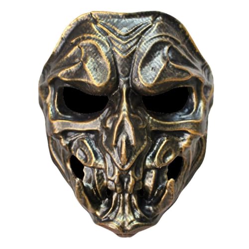HMLZSJ Skelett Vollgesicht Cos Kostüm Maske Cosplay Gruselige Halloween Maske Kopfbedeckung Maskerade für Party Teufel Cosplay Kostüm Requisiten Harz HMLZSJ Skelett Vollgesicht Cos Kostüm Maske Cosplay Gruselige Halloween Maske Kopfbedeckung Maskerade für Party Teufel Cosplay Kostüm Requisiten Harz von HMLZSJ
