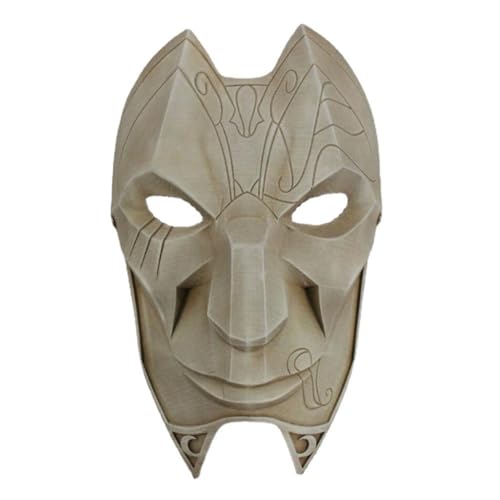HMLZSJ Trickster Jhin Maske Cosplay Gruselige Halloween Maske Kopfbedeckung Maskerade für Party Teufel Cosplay Kostüm Requisiten Gummi HMLZSJ Trickster Jhin Maske Cosplay Gruselige Halloween Maske Kopfbedeckung Maskerade für Party Teufel Cosplay Kostüm Requisiten Gummi von HMLZSJ