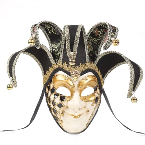 HMLZSJ Venezianische Maskerade Maske Cosplay Gruselige Halloween Maske Kopfbedeckung Maskerade für Party Teufel Cosplay Kostüm Requisiten Kunststoff HMLZSJ Venezianische Maskerade Maske Cosplay Gruselige Halloween Maske Kopfbedeckung Maskerade für Party Teufel Cosplay Kostüm Requisiten Kunststoff von HMLZSJ