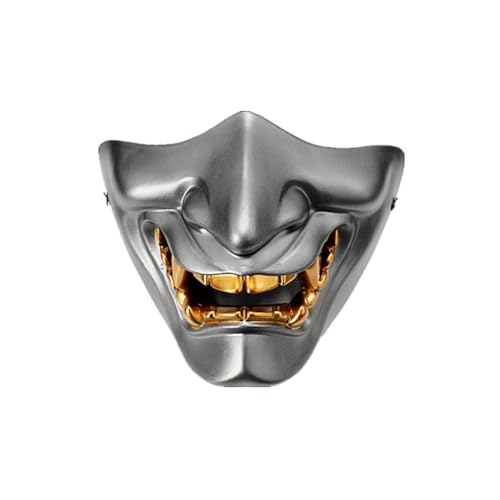 Hannya Geist Kopf Maske Cosplay Gruselige Halloween Maske Kopfbedeckung Maskerade für Party Teufel Cosplay Kostüm Requisiten Harz Hannya Geist Kopf Maske Cosplay Gruselige Halloween Maske Kopfbedeckung Maskerade für Party Teufel Cosplay Kostüm Requisiten Harz von HMLZSJ