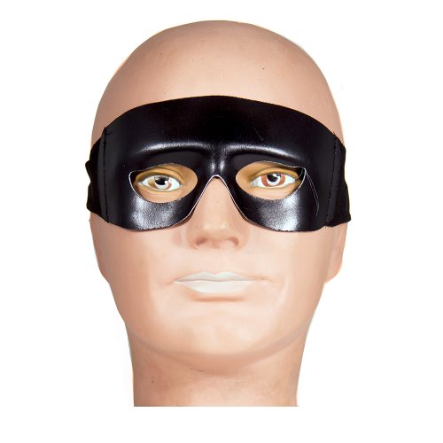 The Western Ranger Costume Eye Mask Adult: Black One Size von HMS