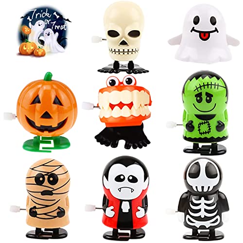 Halloween Uhrwerk Aufziehspielzeug Wind Up Spielzeug, Halloween Aufziehfigur Figuren Skelett, Pirat,klapperndes Gebiss,Ghost,Kürbis,Hexe,für Kinder Halloween Party Süßes oder Saures füllende Geschenke Halloween Uhrwerk Aufziehspielzeug Wind Up Spielzeug, Halloween Aufziehfigur Figuren Skelett, Pirat,klapperndes Gebiss,Ghost,Kürbis,Hexe,für Kinder Halloween Party Süßes oder Saures füllende Geschenke von HMYHONDI