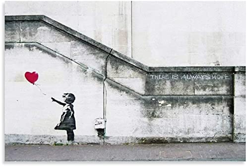 1000 Piece Puzzle, Banksy Graffiti Girl with Red Balloon, Gray Love Puzzle, Stress Relief Game for Adults, 1000 Pieces,38x52cm 1000 Piece Puzzle, Banksy Graffiti Girl with Red Balloon, Gray Love Puzzle, Stress Relief Game for Adults, 1000 Pieces,38x52cm von HNBDE