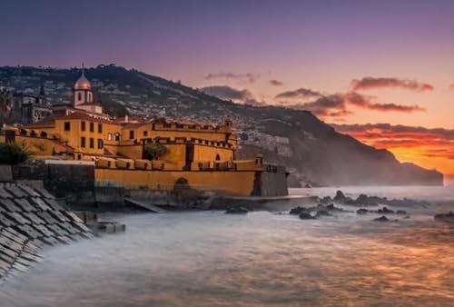 1000 Piece Puzzle Portugal Landscapes Wall Art Posters for Adult Toys Decompression Game Bv723 26x38cm von HNBDE